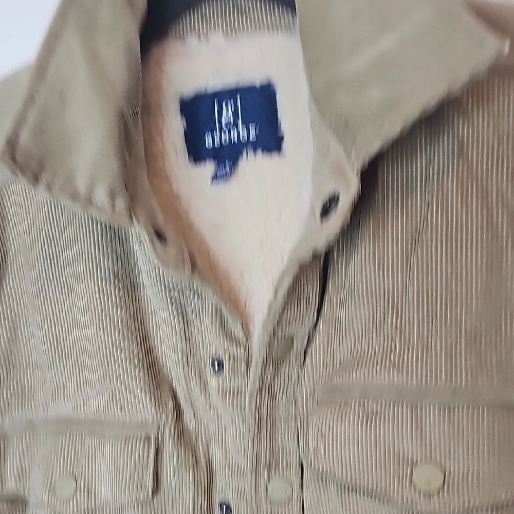 George‎ Men's Tan Corduroy Shirt Jacket